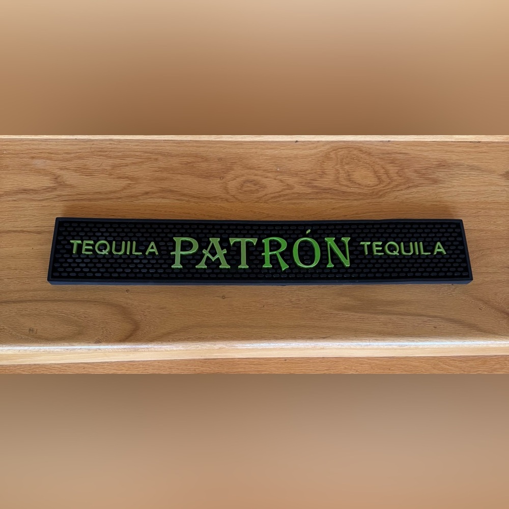 TWO Patron/Knob Creek Rubber Bar Mats, Excellent Condition